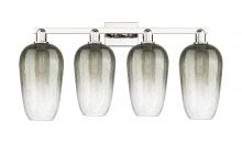 Innovations Lighting 716-4I-PN-G484-7SL - Brookhaven Flute - 4 Light - 48 inch - Polished Nickel - Cord hung - Island Light