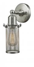 Innovations Lighting 900-1W-SN-CE219-LED - Quincy Hall - 1 Light - 5 inch - Brushed Satin Nickel - Sconce