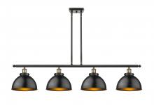 Innovations Lighting 916-4I-BAB-MFD-10-BK - Derby - 4 Light - 48 inch - Black Antique Brass - Stem Hung - Island Light