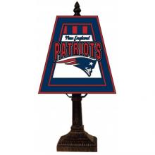 The Lighting Shoppe at Crown Supply Items MEM NFL NEP462 - The Memory Company - New England Patriots 14" Art Glass Lamp