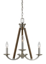 CAL Lighting FX-3604-3 - 60W X 3 Monica Metal Chandelier