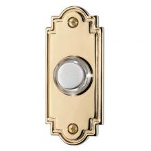 Broan-Nutone PB15LPB - Door Chime Pushbutton, lighted in polished brass