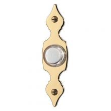 Broan-Nutone PB29LPB - Door Chime Pushbutton, polished brass — lighted
