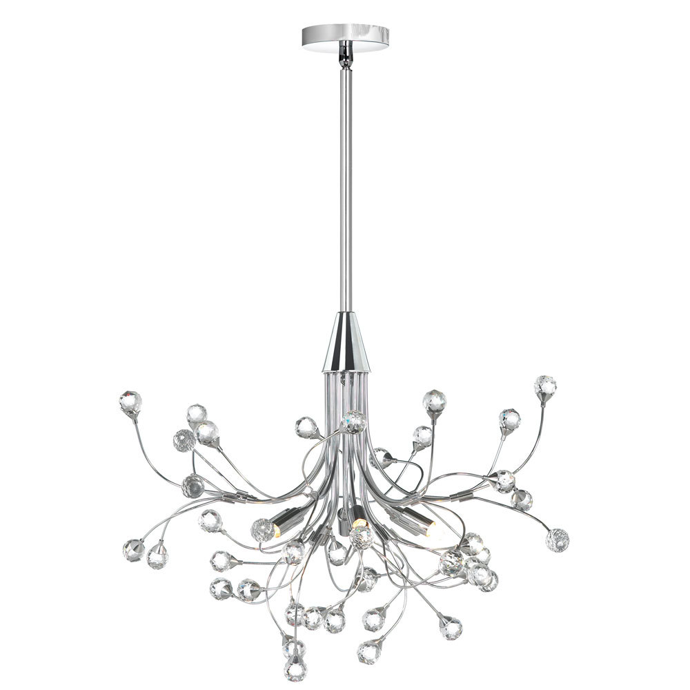 6LT Crystal Chandelier
