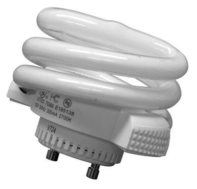NVC Lighting E318186 CFL GU-24 Base Self-Ballasted Light Bulbs QTY 6 